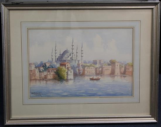 L. Serif Views of Istanbul, 10 x 15.5in.